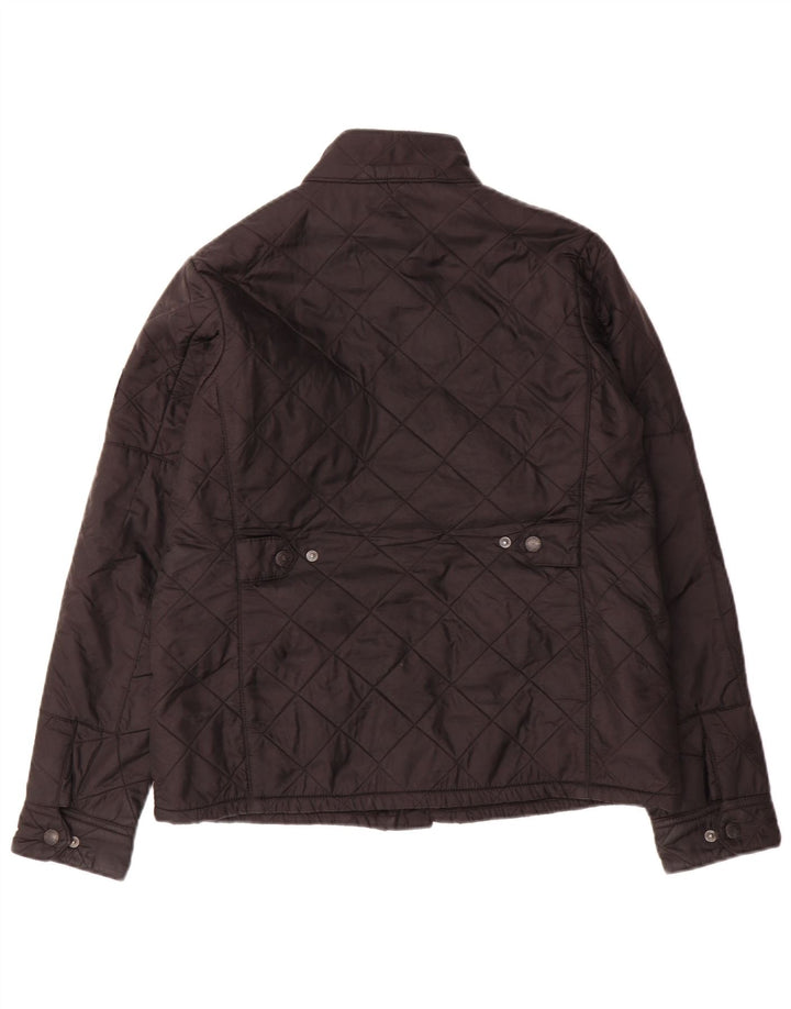 Μπουφάν Barbour Boys Quilted Jacket 12-13 Years XL Black Polyamide
