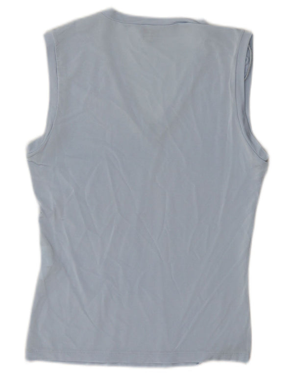 Calvin Klein Jeans Γυναικείο Γιλέκο Τοπ UK 12 μεσαία μπλε βισκόζη