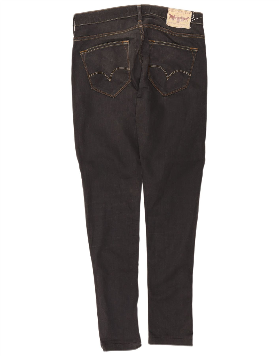 Levi's Mens 504 Straight Jeans W32 L34 Γκρι βαμβακερό