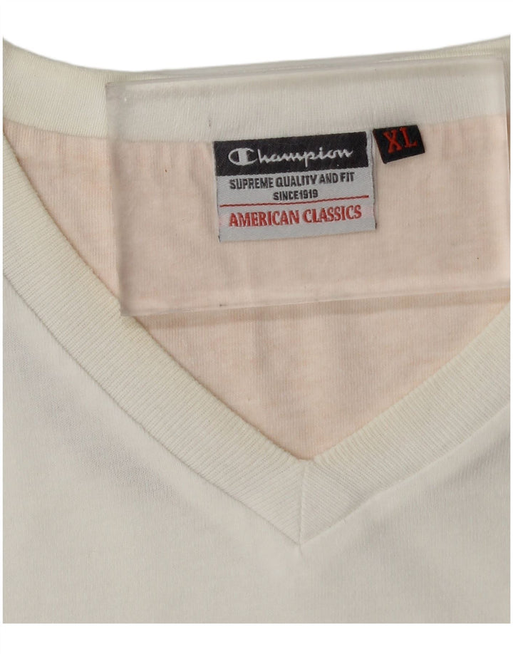 Ανδρικό T-Shirt Champion Top XL Λευκό