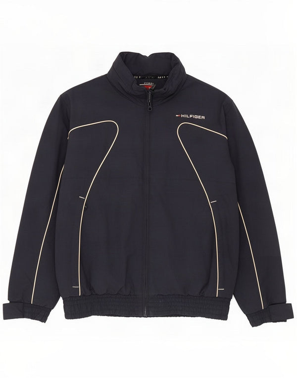 Tommy Hilfiger Boys padded Jacket 13-14 Years Large Navy Blue Nylon