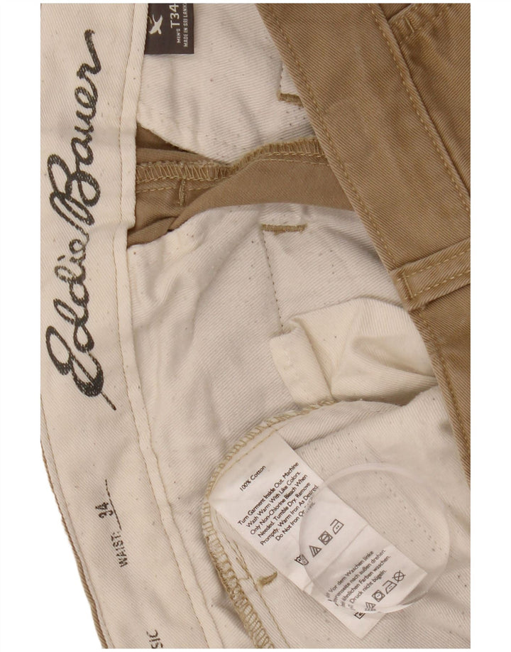 EDDIE BAUER Ανδρικό σορτς Chino W34 Μεγάλο Μπεζ βαμβακερό