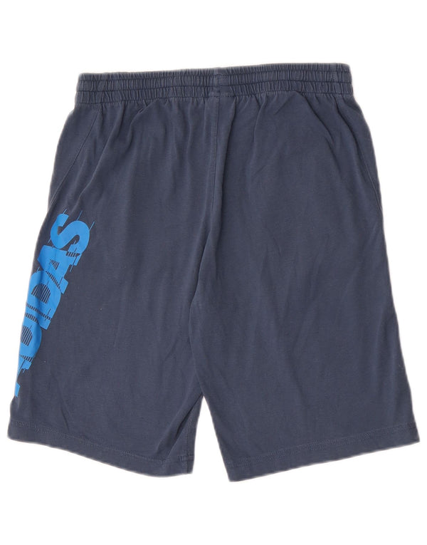 Adidas Boys Graphic Sport Short 13-14 Years Navy Blue Cotton