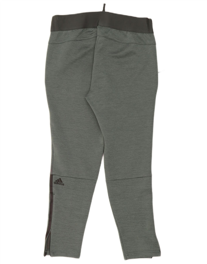 Γυναικεία αθλητική φόρμα Adidas Παντελόνι UK 14 Large Green Polyester