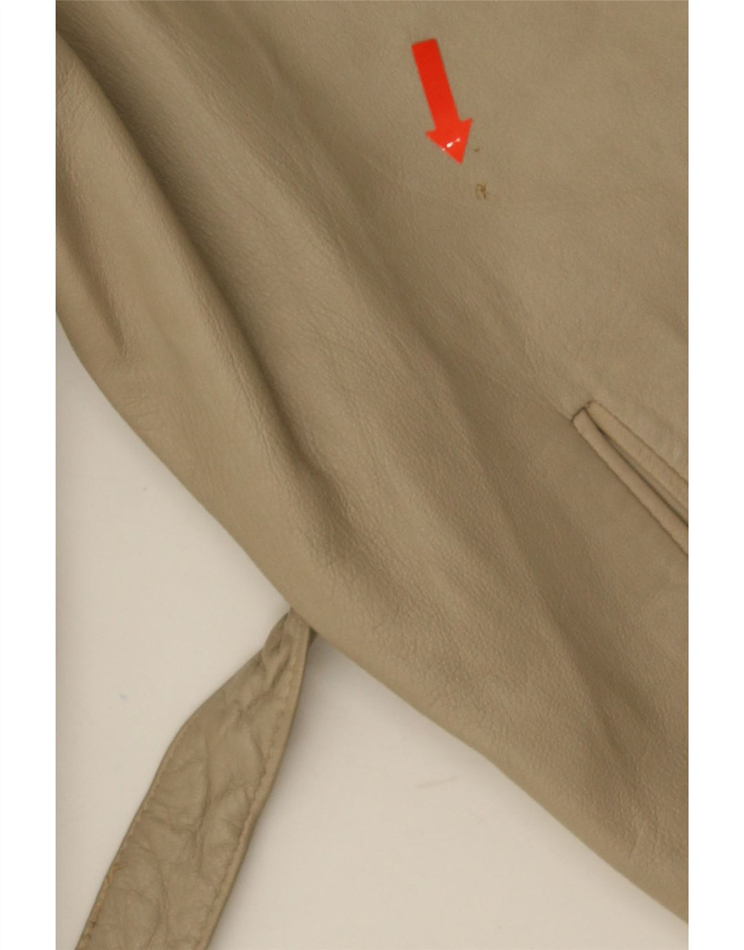 Vintage Γυναικείο Δερμάτινο Μπουφάν EU 40 Medium Beige