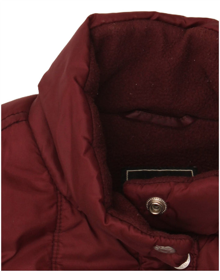Guess Γυναικείο μπουφάν UK 10 Small Burgundy Nylon