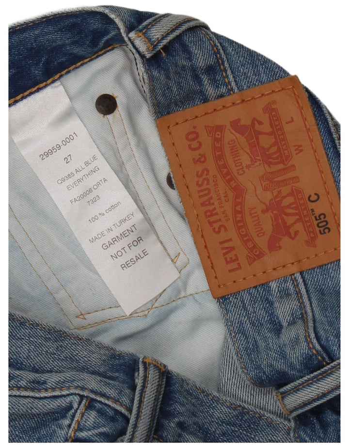 Γυναικείο Σορτς Levi's 505 Τζιν W27 Μικρό Μπλε Βαμβακερό