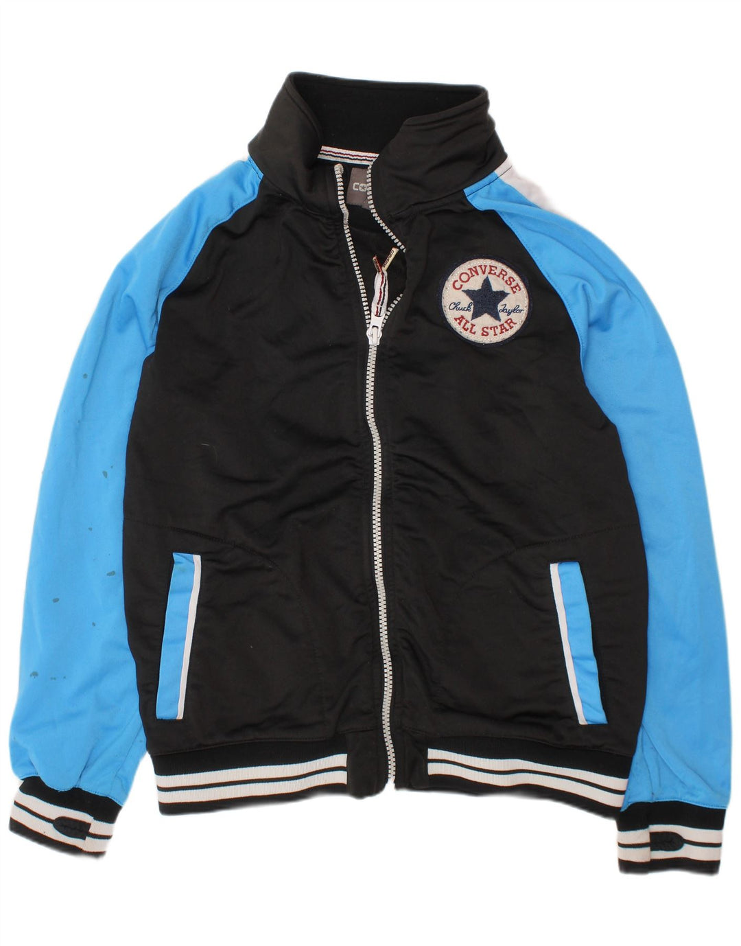 Μπουφάν CONVERSE Boys αθλητική φόρμα 10-11 ετών μεσαίο μαύρο χρώμα