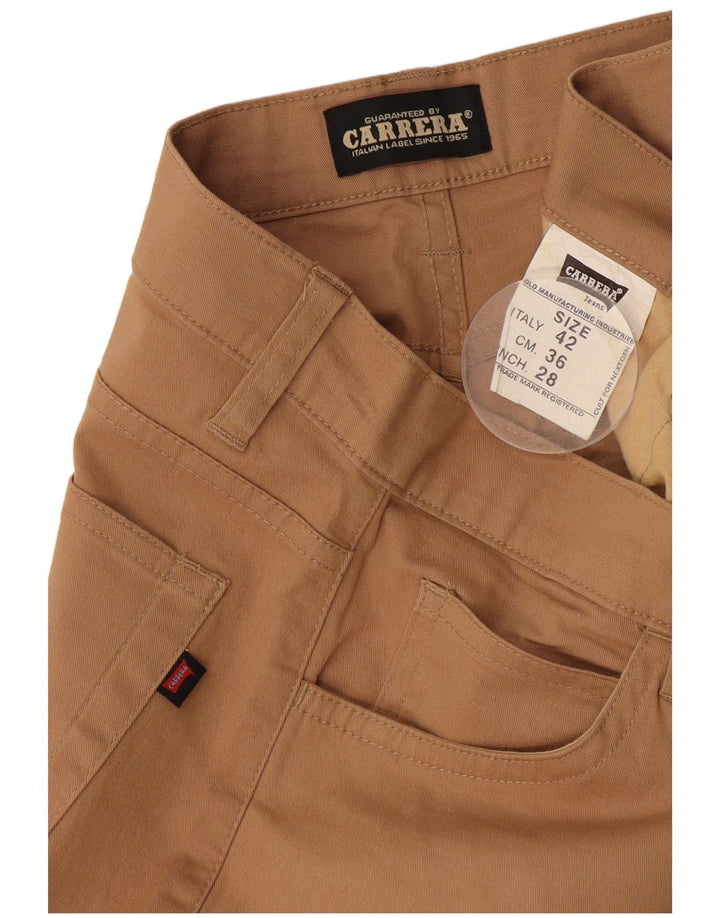 Carrera Γυναικείο Bootcut Casual Παντελόνι IT 42 Medium W28 L28 Beige βαμβακερό
