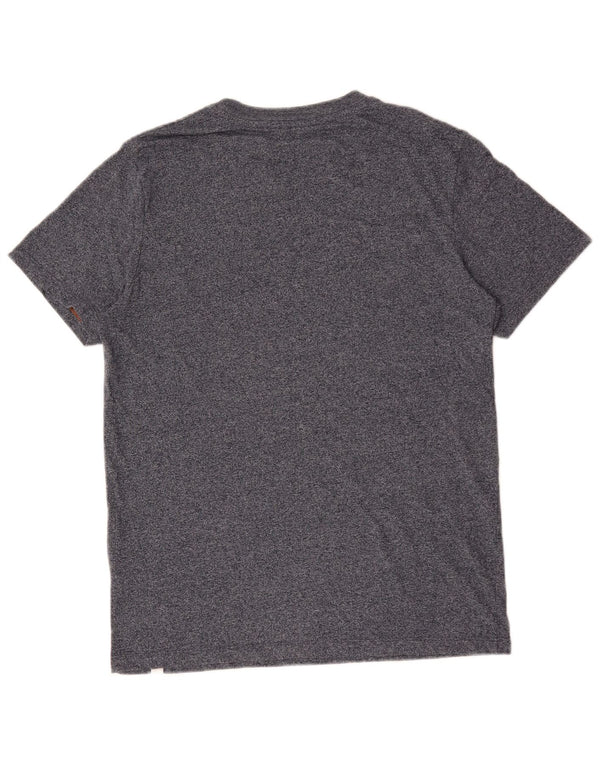 Jack & Jones Ανδρικό T-Shirt Top Large Navy Blue από βαμβάκι