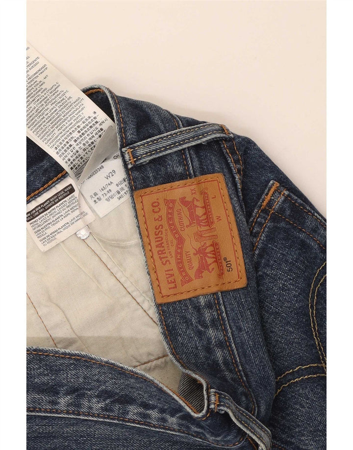 Γυναικείο τζιν Hot παντελόνι Levi's W29 Μεσαίο μπλε βαμβακερό