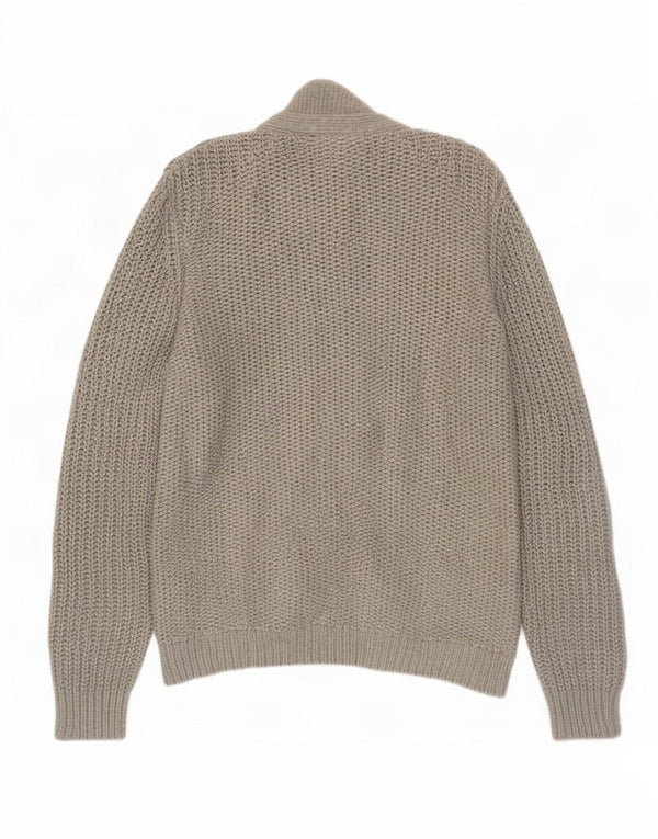 Ανδρικό πουλόβερ ζακέτα Ted Baker Size 6 2XL Γκρι βαμβακερό