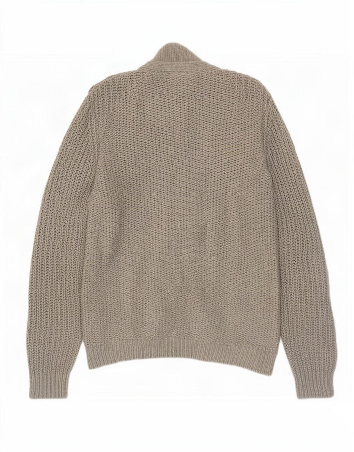 Ανδρικό πουλόβερ ζακέτα Ted Baker Size 6 2XL Γκρι βαμβακερό