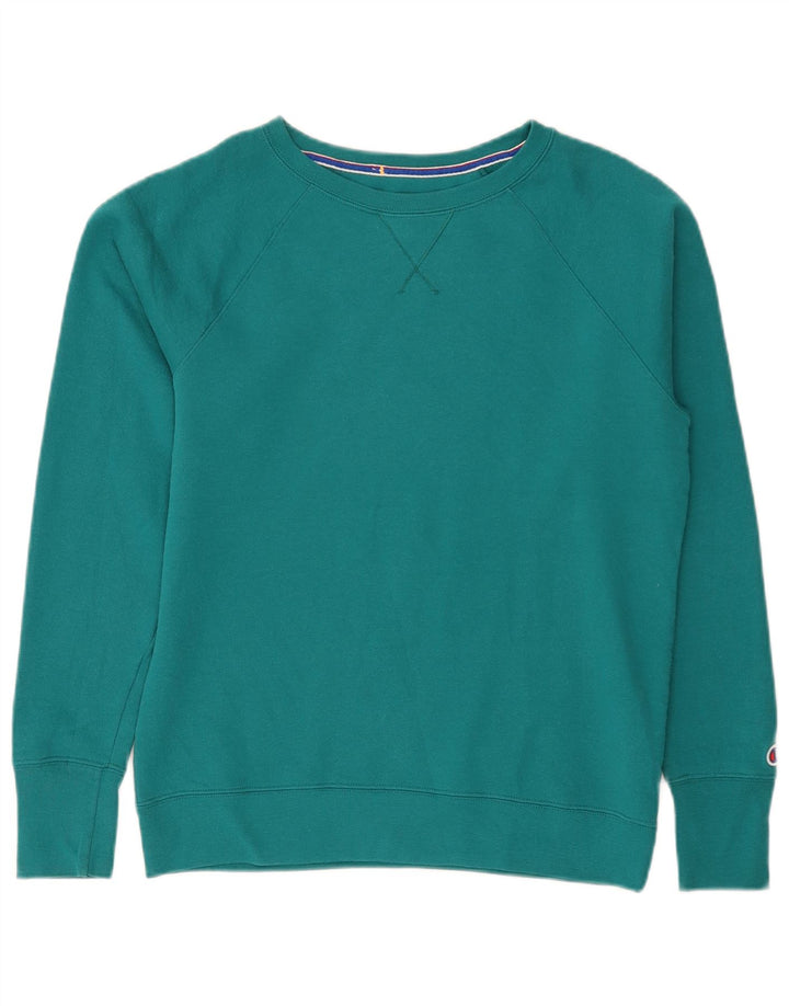 Champion Γυναικεία Φούτερ Jumper UK 14 Μεσαίου πράσινου πολυεστέρα