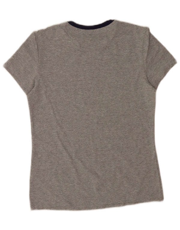 Γυναικείο γραφικό T-shirt Adidas Top IT 42 Βαμβακερό μεσαίο γκρι