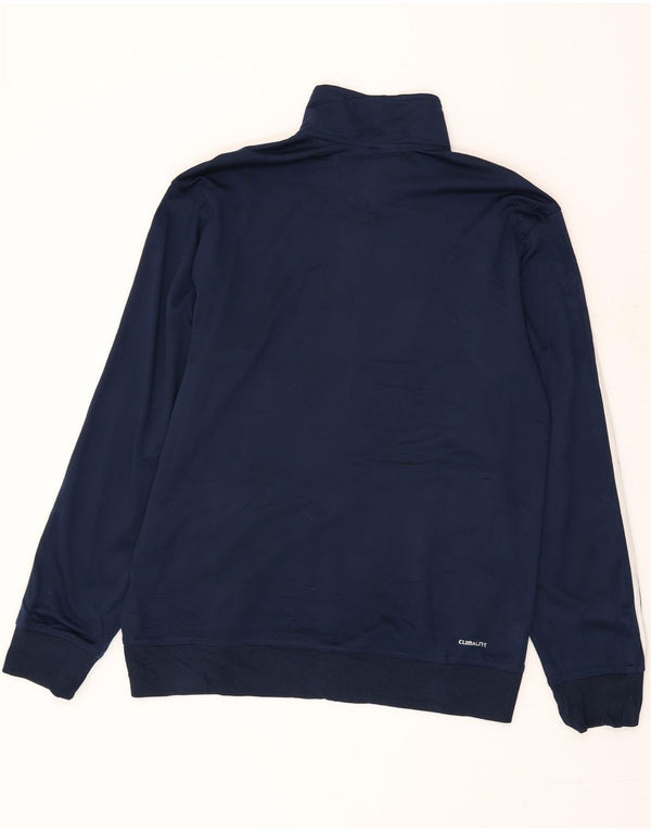 Ανδρική φόρμα Adidas Climalite Top Jacket Medium Navy Blue Polyester