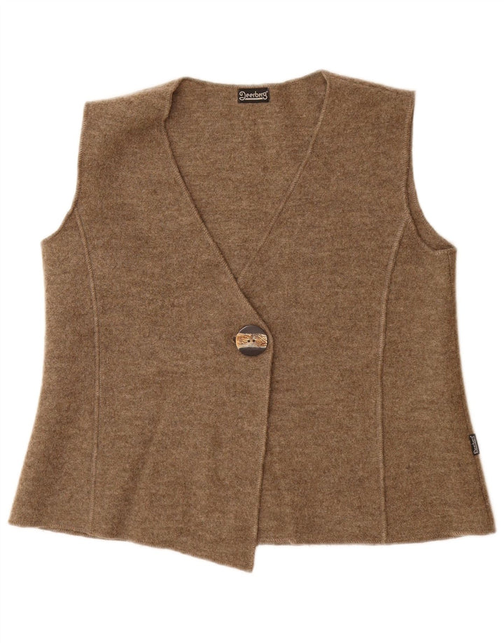 DEERBERG Γυναικείο Γιλέκο UK 14 Μεγάλο Μπεζ