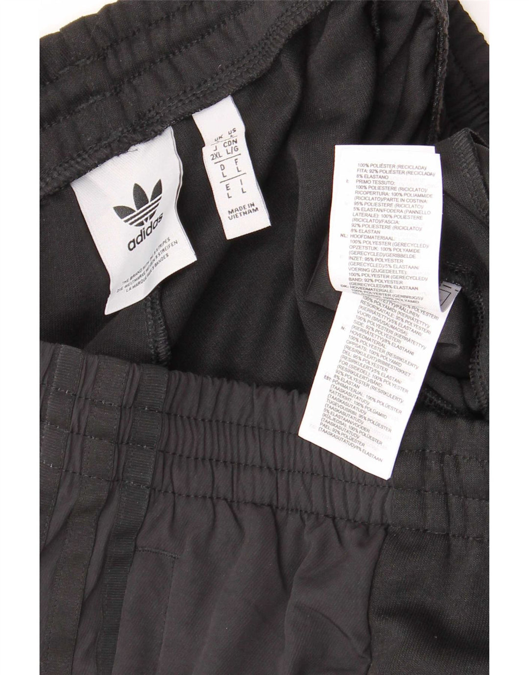 Ανδρική φόρμα Adidas Παντελόνι Joggers Large Black Colourblock Polyester