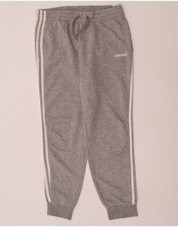 Γυναικεία αθλητική φόρμα Adidas Παντελόνι Joggers UK 16/18 μεγάλο γκρι βαμβακερό