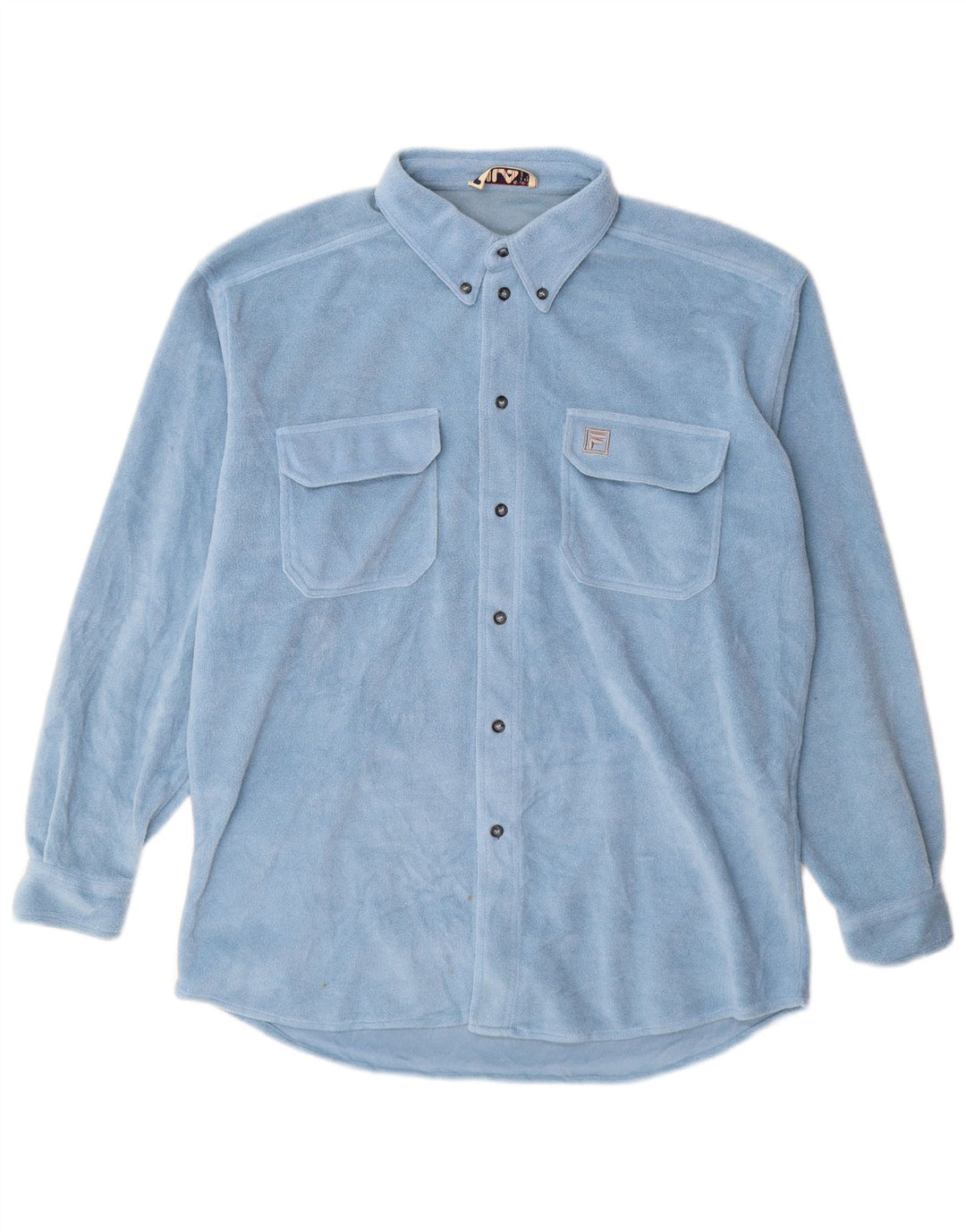FILA Ανδρικό πουκάμισο Fleece IT 52/54 Large Blue Polyester