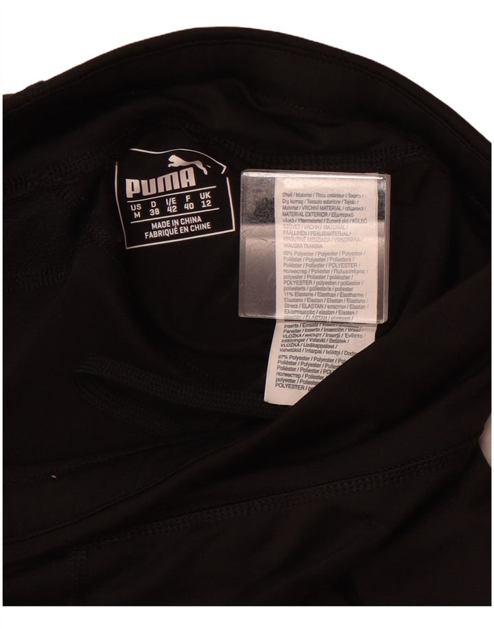 Puma Γυναικεία Κάπρι Κολάν UK 12 Medium Black Colourblock Polyester