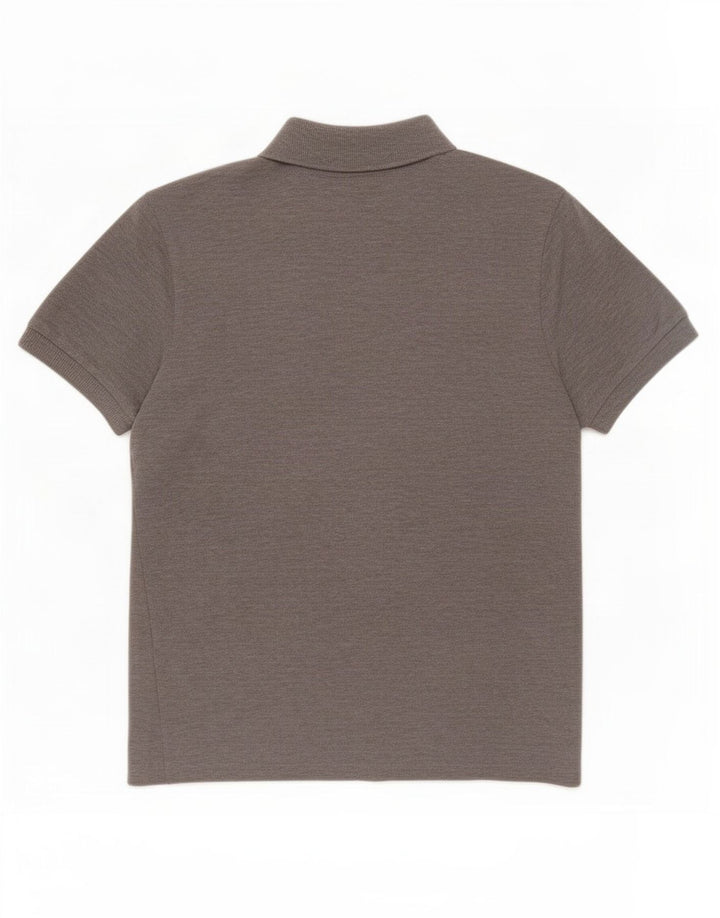 Ανδρικό πουκάμισο Polo Lacoste, Μέγεθος 3, Βαμβακερό μεσαίο γκρι