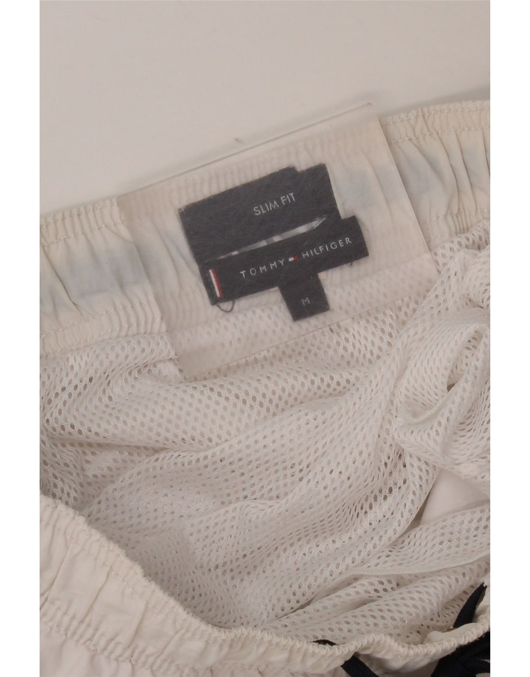 Γυναικείο γραφικό σορτς κολύμβησης Tommy Hilfiger UK 12 Medium White