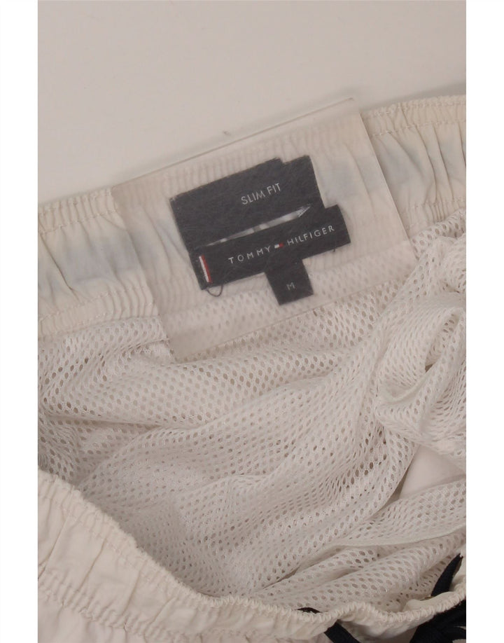 Γυναικείο γραφικό σορτς κολύμβησης Tommy Hilfiger UK 12 Medium White
