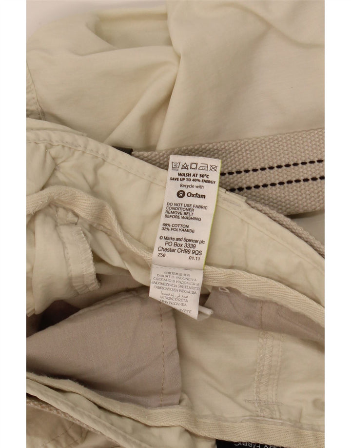 MARKS & SPENCER Ανδρικό σορτς βερμούδα Cargo W38 XL Μπεζ βαμβακερό