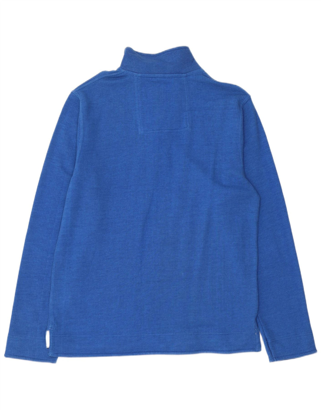 Ανδρικό φούτερ με φερμουάρ Crew Clothing, μεσαίο μπλε βαμβακερό