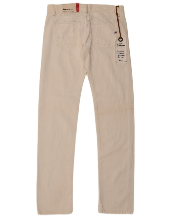 Gap Γυναικείο Slim Jeans W28 L34 Off White Βαμβακερό