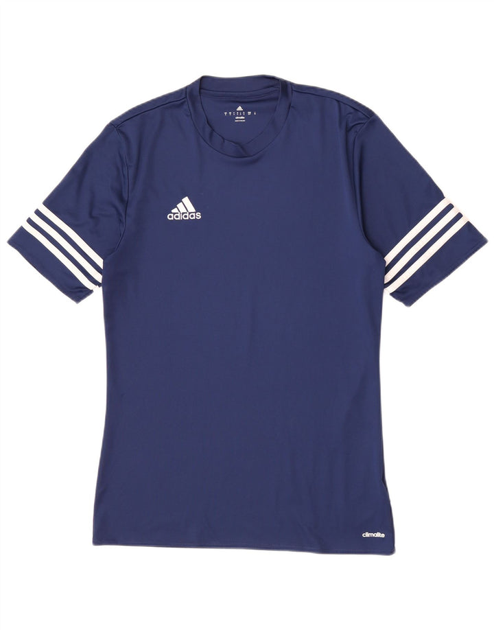 Adidas Ανδρικό T-Shirt Climalite Top Small Navy Blue Polyester
