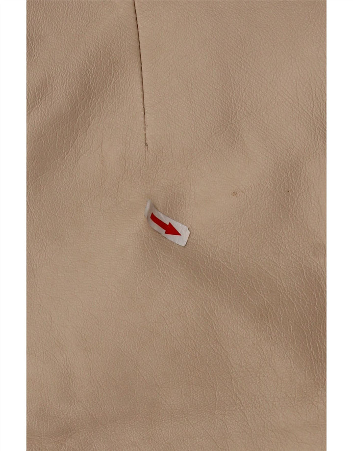 Vintage Γυναικεία Δερμάτινη Φούστα W30 Medium Beige