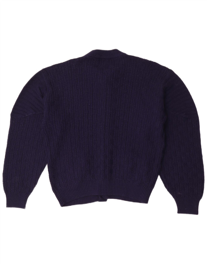 Ανδρικό πουλόβερ ζακέτα Niki Line Large Navy Blue