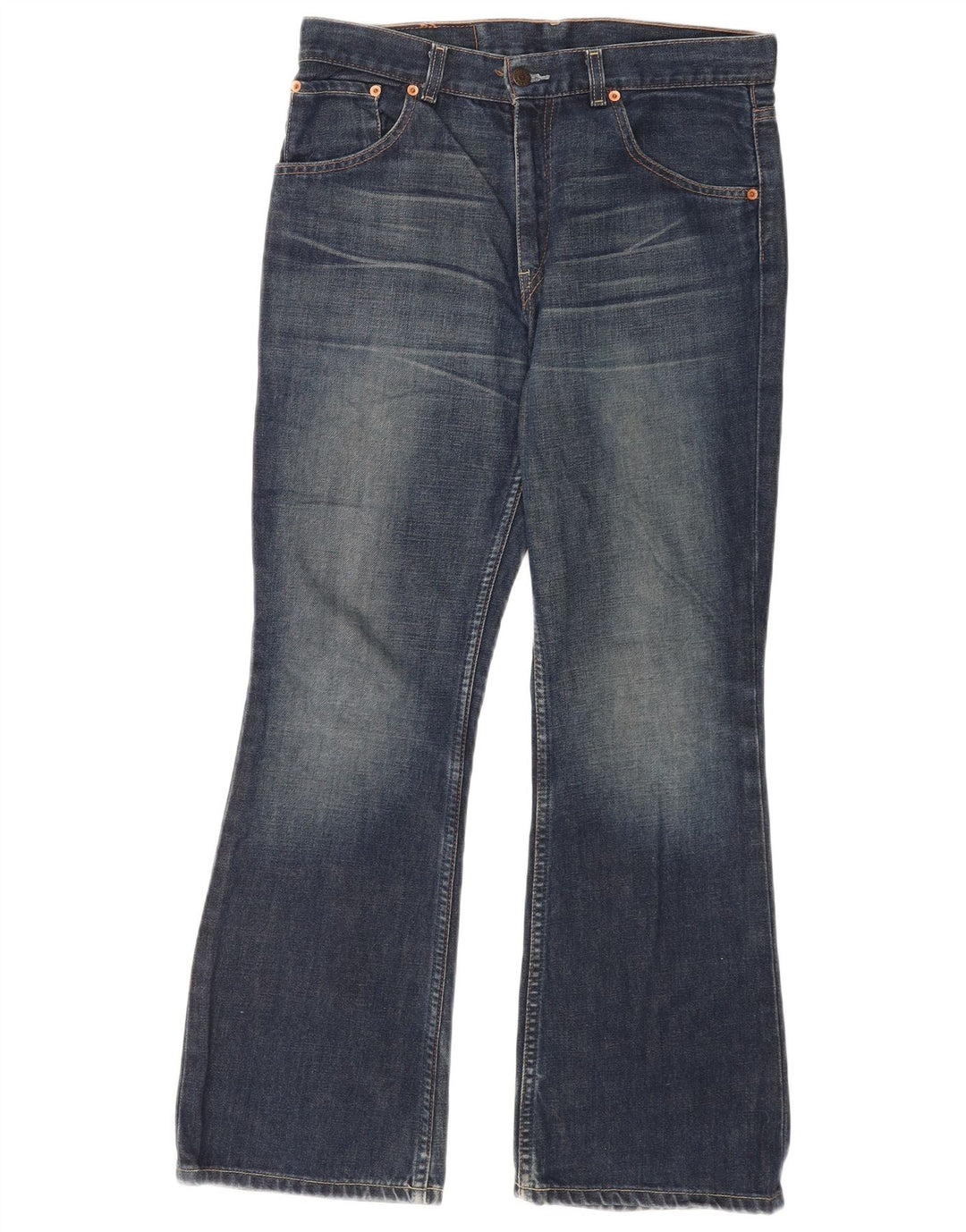 Levi's Mens 525 Bootcut Jeans W32 L30 Blue Cotton