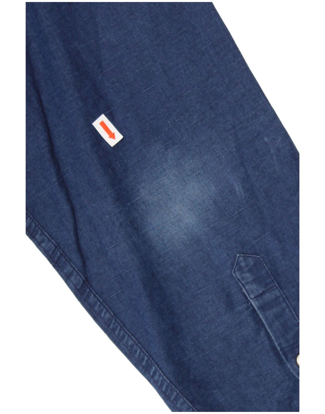 Ανδρικό τζιν πουκάμισο SUPERDRY κανονική εφαρμογή 3XL Navy Blue βαμβακερό