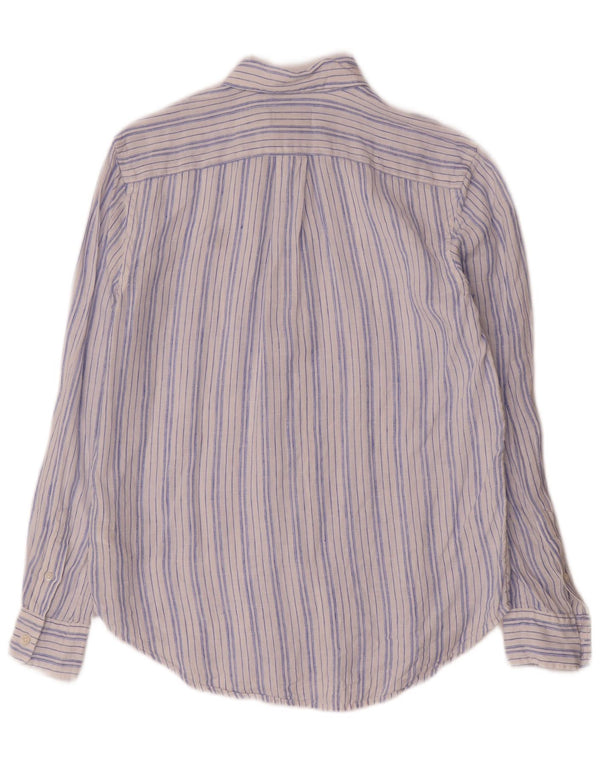 Polo Ralph Lauren Ανδρικό πουκάμισο XS Μπλε ριγέ λινό