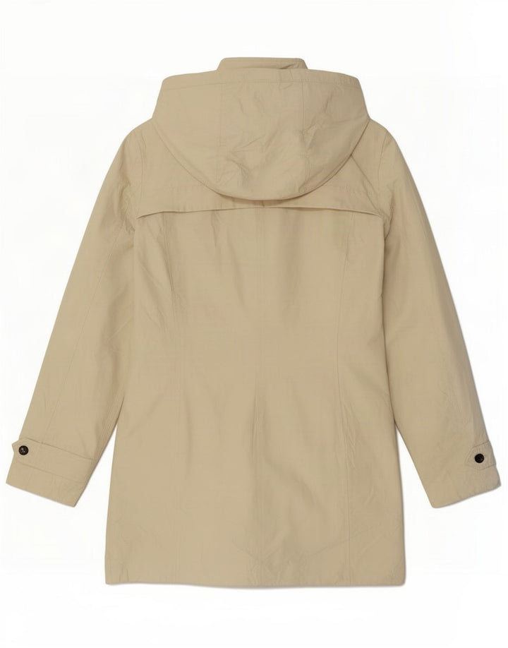 Zara Γυναικείο Αδιάβροχο με κουκούλα UK 12 Medium Beige Polyester