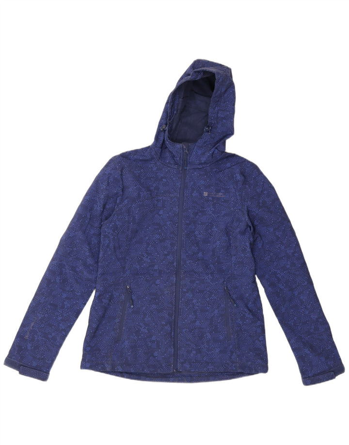 Mountain Warehouse Γυναικείο Αντιανεμικό Μπουφάν UK 12 Medium Blue Geometric