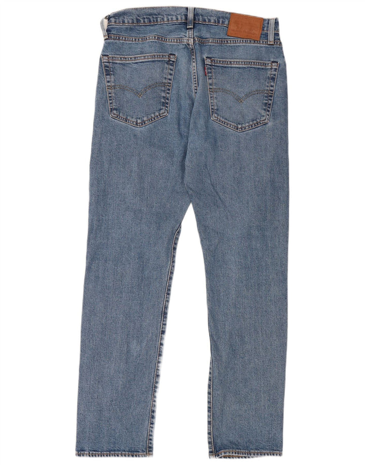 Levi's Mens 502 Straight Jeans W32 L32 Blue Cotton
