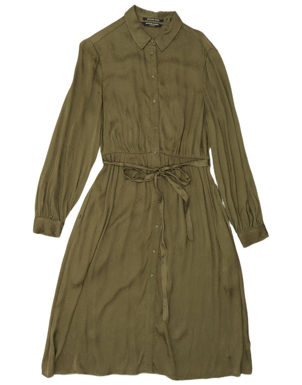 Scotch & Soda Γυναικείο Φόρεμα UK 14 Μεσαία Πράσινη Βισκόζη