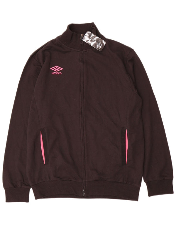 Ανδρική φόρμα Umbro Top Jacket IT 52 Large Μαύρο Βαμβακερό