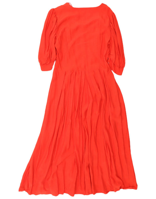 Petressa Γυναικείο κοντομάνικο Maxi Φόρεμα IT 42 Medium Orange
