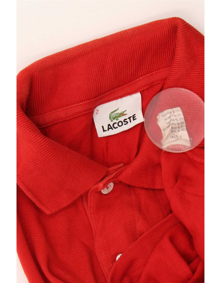 Ανδρικό πουκάμισο πόλο Lacoste Νούμερο 2 XS Κόκκινο βαμβακερό