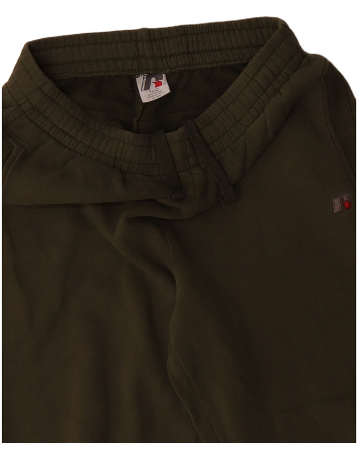 Ανδρική αθλητική φόρμα RUSSELL ATHLETIC Παντελόνι από μικρό πράσινο βαμβακερό