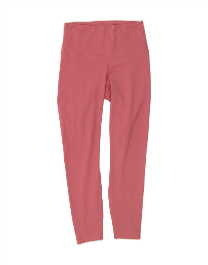 NIKE Womens Dri Fit Leggings UK 12 Medium Pink Polyester Vintage Nike and Second-Hand Nike from Messina Hembry 
