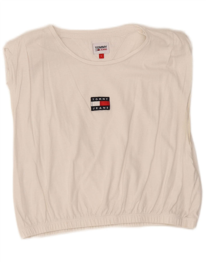 Tommy Hilfiger Γυναικείο Crop Vest Top UK 14 Large White