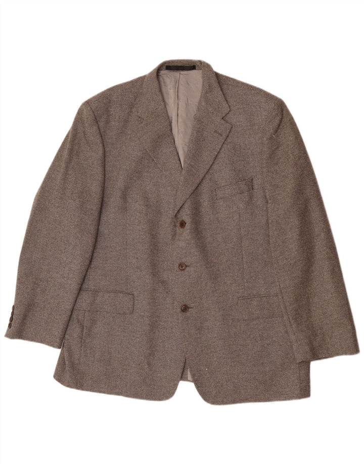 Marks & Spencer Ανδρικό σακάκι σακάκι με 3 κουμπιά UK 46 XL Γκρι μαλλί