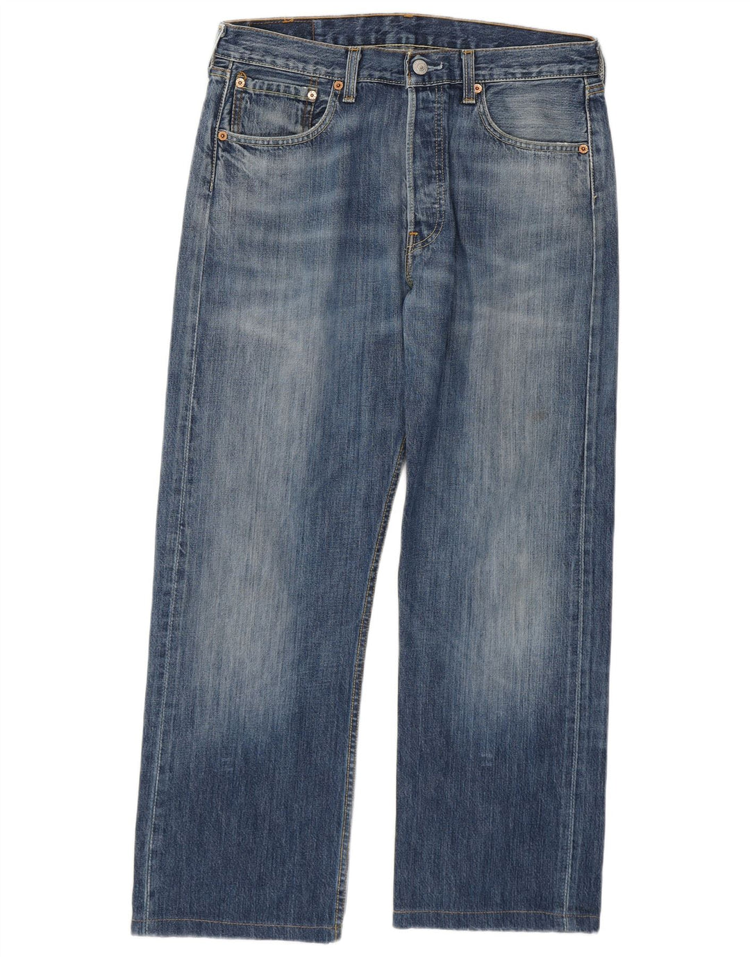 Levi's Mens 501 Straight Jeans W33 L27 Blue