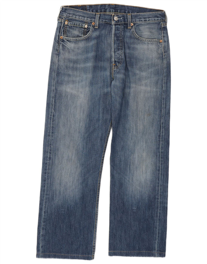 Levi's Mens 501 Straight Jeans W33 L27 Blue